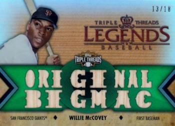 2012 Topps Triple Threads - Legend Relics Emerald #TTRL-17 Willie McCovey Front