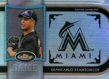 2012 Finest - Game Changers #GC-GS Giancarlo Stanton Front