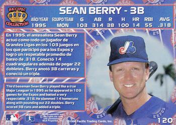 1996 Pacific Crown Collection #120 Sean Berry Back