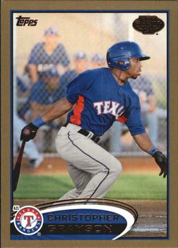 2012 Topps Pro Debut - Gold #75 Christopher Grayson Front
