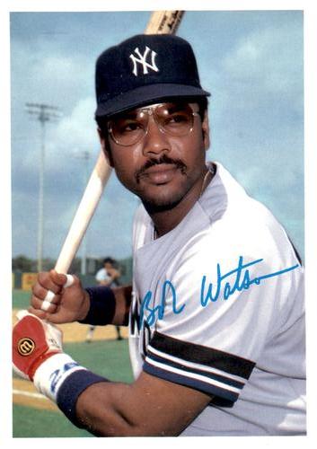 1981 Topps Home Team Photos New York Yankees / New York Mets #NNO Bob Watson Front