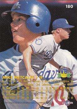 1996 Fleer Excel #180 Mike Metcalfe Back