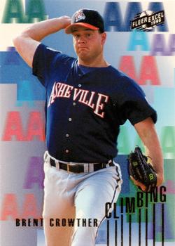 1996 Fleer Excel - Climbing #3 Brent Crowther Front