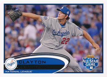 2012 Topps Update #US52 Clayton Kershaw Front
