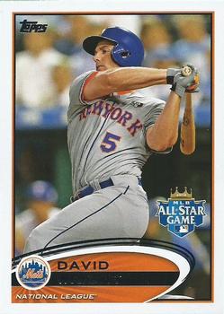 2012 Topps Update #US280 David Wright Front