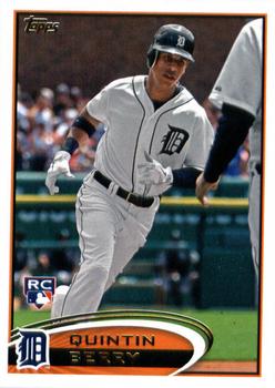 2012 Topps Update #US229 Quintin Berry Front