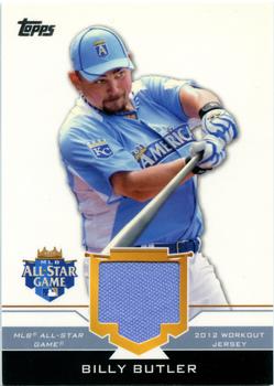 2012 Topps Update - All-Star Stitches #AS-BB Billy Butler Front