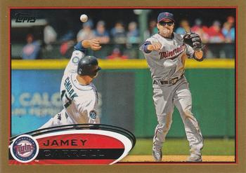 2012 Topps Update - Gold #US67 Jamey Carroll Front