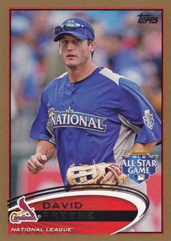 2012 Topps Update - Gold #US118 David Freese Front