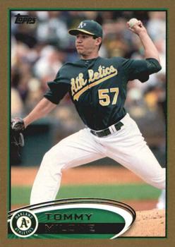 2012 Topps Update - Gold #US132 Tommy Milone Front