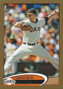 2012 Topps Update - Gold #US174 Javier Lopez Front