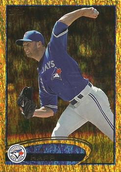 2012 Topps Update - Gold Sparkle #US286 J.A. Happ Front