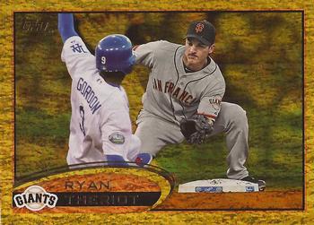 2012 Topps Update - Gold Sparkle #US316 Ryan Theriot Front