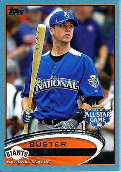 2012 Topps Update - Walmart Blue Border #US21 Buster Posey Front