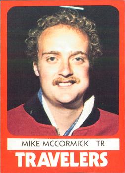 1980 TCMA Arkansas Travelers #24 Mike McCormick Front