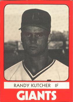 1980 TCMA Clinton Giants #14 Randy Kutcher Front