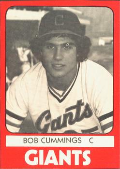 1980 TCMA Clinton Giants #24 Bob Cummings Front