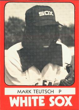 1980 TCMA Glens Falls White Sox B/W #13 Mark Teutsch Front