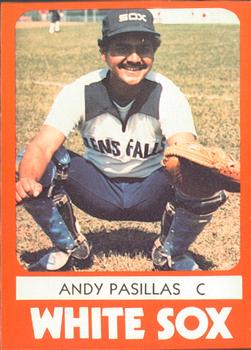 1980 TCMA Glens Falls White Sox Color #6 Andy Pasillas Front