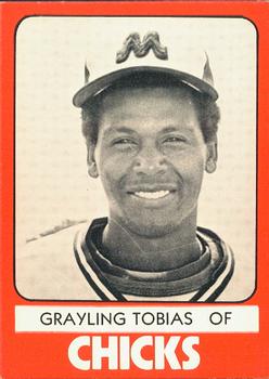 1980 TCMA Memphis Chicks #24 Grayling Tobias Front