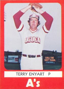 1980 TCMA Ogden A's #8 Terry Enyart Front