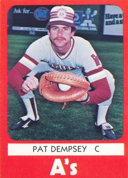 1980 TCMA Ogden A's #22 Pat Dempsey Front