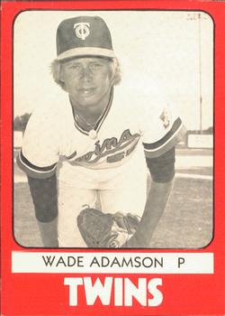 1980 TCMA Orlando Twins #1 Wade Adamson Front