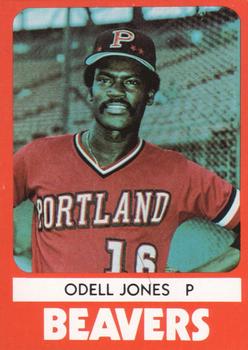 1980 TCMA Portland Beavers #17 Odell Jones Front