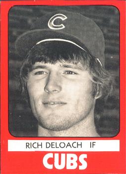 1980 TCMA Quad City Cubs #27 Rich DeLoach Front