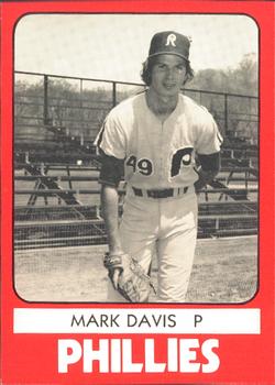 1980 TCMA Reading Phillies #4 Mark Davis Front