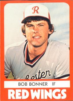 1980 TCMA Rochester Red Wings #1 Bob Bonner Front