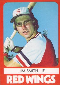 1980 TCMA Rochester Red Wings #17 Jimmy Smith Front
