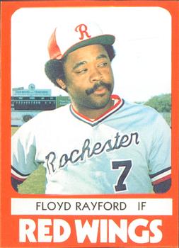 1980 TCMA Rochester Red Wings #18 Floyd Rayford Front