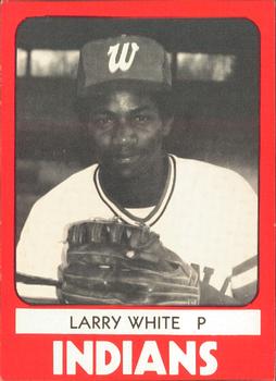 1980 TCMA Waterloo Indians #4 Larry White Front