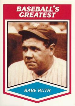 1989 CMC Baseball's Greatest #4 Babe Ruth Front