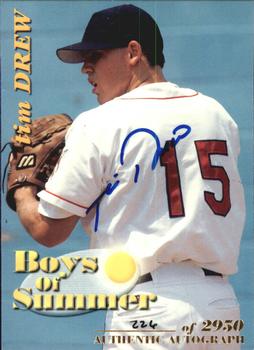 2001 Royal Rookies Throwbacks - Boys of Summer Autographs #BOS2 Tim Drew Front