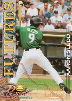 2001 Royal Rookies Futures - Limited Edition #23 Aaron Sledd Front