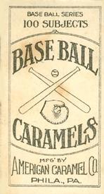 1909-11 American Caramel (E90-1) #NNO Willie Keeler Back