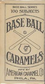 1909-11 American Caramel (E90-1) #NNO George Mullin Back