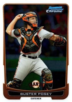2012 Bowman Chrome #3 Buster Posey Front
