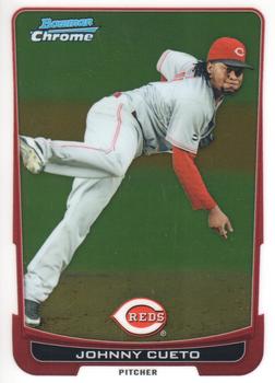 2012 Bowman Chrome #144 Johnny Cueto Front