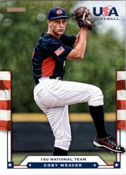 2012 Panini USA Baseball #62 Coby Weaver Front