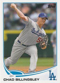 2013 Topps #158 Chad Billingsley Front