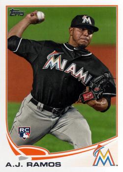 2013 Topps #175 A.J. Ramos Front