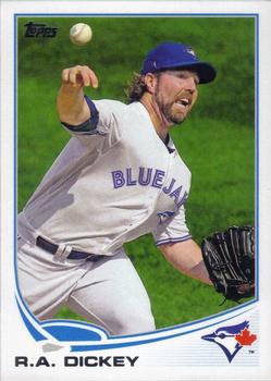 2013 Topps #554 R.A. Dickey Front