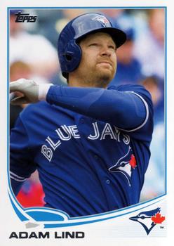 2013 Topps #557 Adam Lind Front