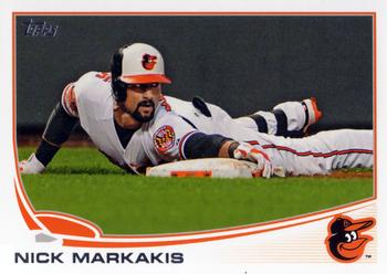 2013 Topps #592 Nick Markakis Front