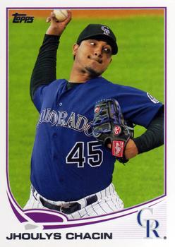 2013 Topps #613 Jhoulys Chacin Front