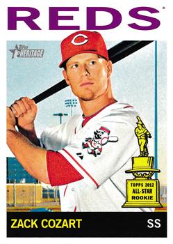 2013 Topps Heritage #109 Zack Cozart Front