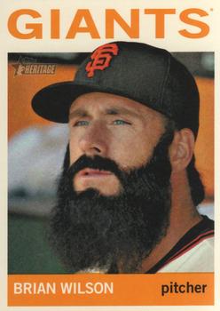 2013 Topps Heritage #64 Brian Wilson Front